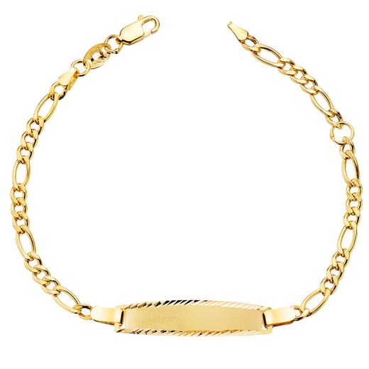 9K Esclava Oro Amarillo Hueca Cartier 3X1. Placa Chapa: 28X6Mm. Largo: 14,5 3Cm