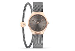 Bering visell rosat, esfera negre, armis esterilla gris fosc