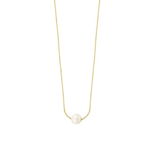 Colllar Cadena oro con perla
