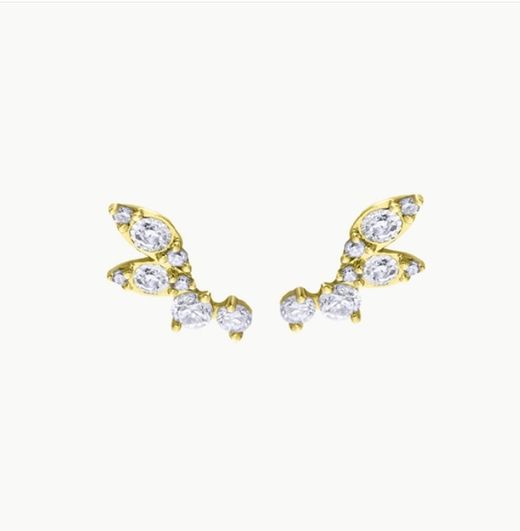 Pendientes oro amarillo con diamantes